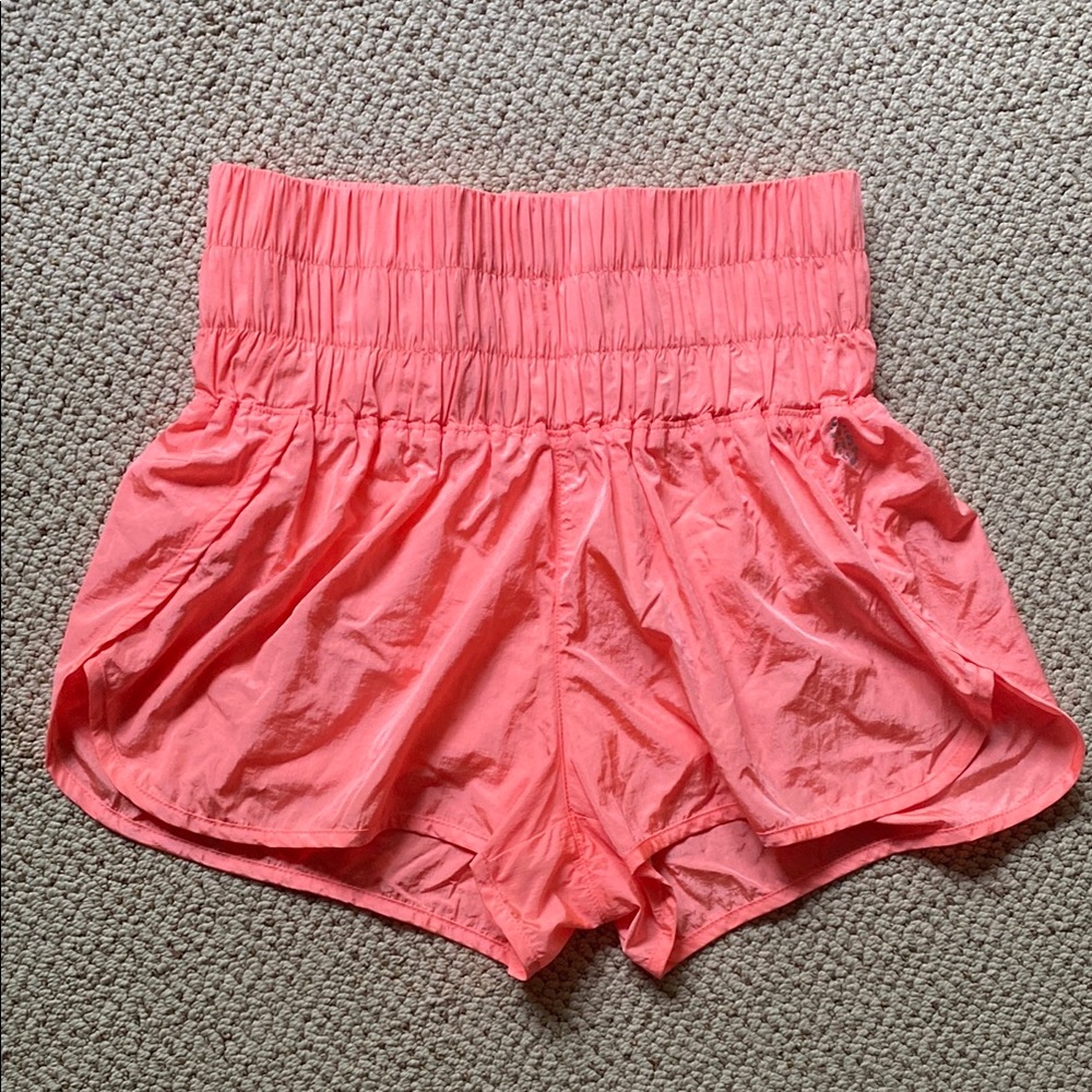 FP Movement by Free People Orange High Waist Shorts